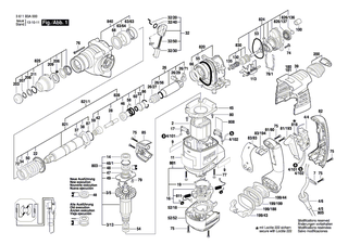 BOSCH Schläger | Ersatzteile für GBH 3-28 DRE, GBH 3-28 DFR - 1610311019