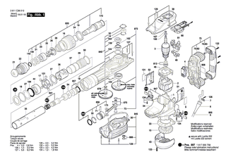 BOSCH Faltenbalg | Ersatzteile für GSH 11 VC - 1610415003