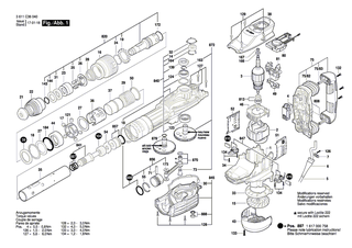 BOSCH Faltenbalg | Ersatzteile für GSH 11 VC - 1610415003