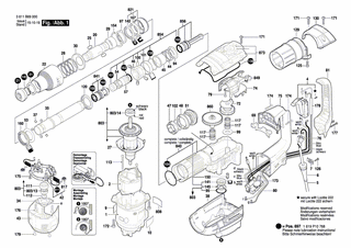 BOSCH Haltering | Ersatzteile f�r GBH 5-40 DCE, GBH 5-40...