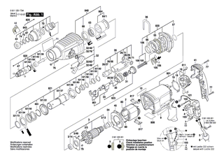 BOSCH Gummibuchse | Ersatzteile für GBH 2-26 E, GBH 2-26 RE - 1610502016