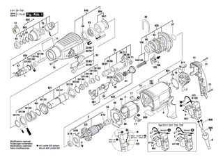BOSCH Gummibuchse | Ersatzteile für GBH 2-26 E, GBH 2-26 RE - 1610502016