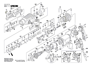 BOSCH Gummibuchse | Ersatzteile f�r GBH 2-26 E, GBH 2-26 RE - 1610502016