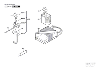 BOSCH Schutzkappe ROT | Ersatzteile f�r GBH 24 VRE, GBH 24 VFR - 1610508032