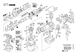 BOSCH Flansch | Ersatzteile f�r GBH 5-38 D, GBH 5400 - 1610516013
