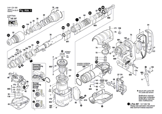 BOSCH Niederhalter | Ersatzteile f�r GSH 5 CE - 1610516016