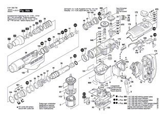 BOSCH Anschlagh�lse | Ersatzteile f�r GBH 5/40 DCE, GBH 38 - 1610520001