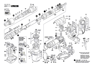 BOSCH Anschlaghülse | Ersatzteile für GBH 5/40 DCE, GBH 38 - 1610520001