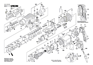BOSCH Luftleitring | Ersatzteile f�r GBH 2-26 E, GBH 2-26 RE - 1610522013