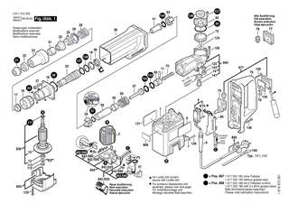 BOSCH Haltering | Ersatzteile f�r GSH 5 CE, GSH 4 - 1610590002