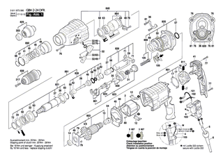 BOSCH Bundh�lse | Ersatzteile f�r GBH 3-28 DFR, GBH 36 VF-LI - 1610590016