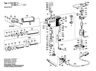 BOSCH T�lle | Ersatzteile f�r USH 27, Gw-Aufbruchhammer - 1610703011