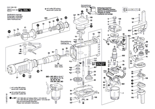 BOSCH T�lle | Ersatzteile f�r USH 27, Gw-Aufbruchhammer - 1610703011