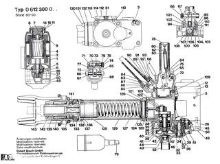 BOSCH T�lle | Ersatzteile f�r USH 27, Gw-Aufbruchhammer - 1610703011