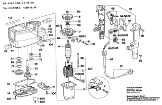 BOSCH Rillenkugellager | Ersatzteile f�r USH 10, Bohrhammer - 1610900013