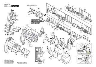BOSCH Rollenkranz | Ersatzteile f�r PBH 16-2, PBH 200-2 - 1610920006