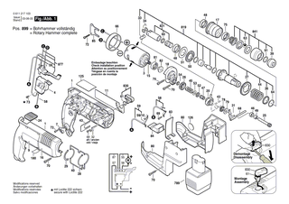 BOSCH Rollenkranz | Ersatzteile f�r PBH 16-2, PBH 200-2 - 1610920006
