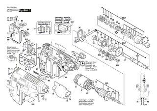 BOSCH Axialzylinderrollenlager | Ersatzteile f�r PBH 2RE, PBH 2R - 1610920012