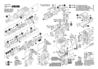 BOSCH Dichtrahmen | Ersatzteile f�r GBH 11 DE - 1611015043