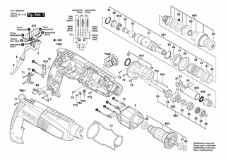 BOSCH Dichtrahmen | Ersatzteile f�r GBH 2-18 RE - 1611015055