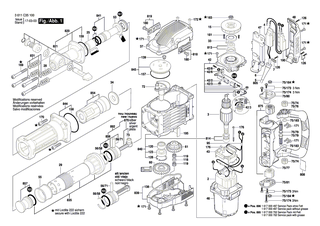 BOSCH Dichtrahmen | Ersatzteile für GSH 16-28, GSH 16-30 - 1611015059