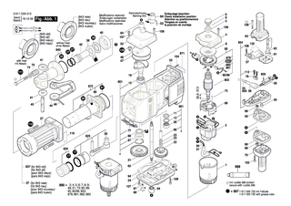 BOSCH Rechteckring | Ersatzteile f�r GSH 27 VC - 1611015061