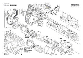 BOSCH Dichtrahmen | Ersatzteile f�r GBH 18 V-EC, GBH 18 V-LI - 1611015062