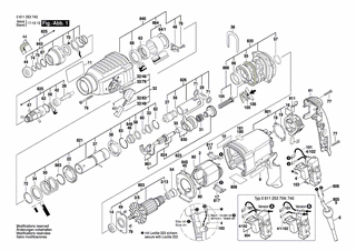 BOSCH Halteblech | Ersatzteile f�r PBH 240 RE, PBH 220 RE...