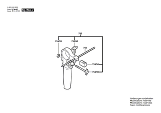 BOSCH Schalter | Ersatzteile für CSB 650-2 RE | 2607200190