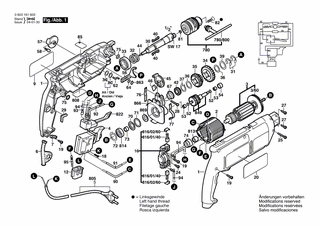 BOSCH Lüfter | Ersatzteile für CSB 650-2 RE | 2606610029