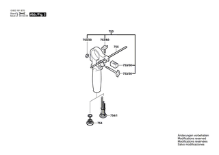 BOSCH Rastkappe | Ersatzteile für CSB 650-2 RE | 2601322013