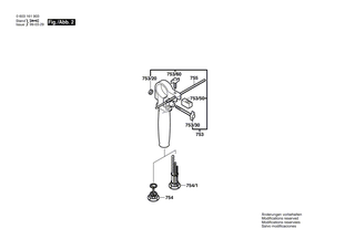 BOSCH Sechskantmutter DIN 934-M6-8-A | Ersatzteile f�r CSB 650-2 RP | 2915011007