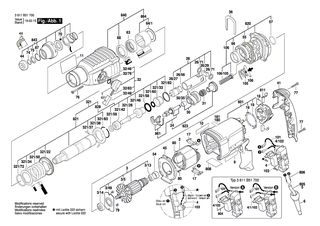 BOSCH Firmenschild GBH 2-26 RE | Ersatzteile f�r GBH 2-26 RE - 1611110Z38