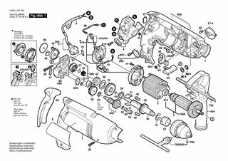 BOSCH Umschalter ROT | Ersatzteile für PSB 750-2 RE | 2602098008
