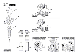 BOSCH Zusatzhandgriff | Ersatzteile f�r GBH 11 DE - 1612025043