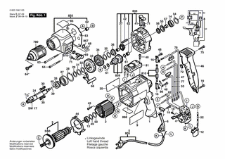 BOSCH Teilesatz | Ersatzteile für CSB 1000-2 RET | 2607010226