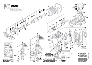 BOSCH Schalthebel | Ersatzteile f�r GSH 11 E - 1612026049