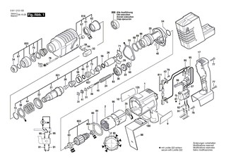 BOSCH Zahnwelle Z=6/10 | Ersatzteile f�r PBH 20-RLE, PBH 20-RF - 1613060010