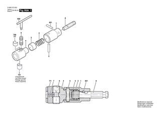 BOSCH Zylinderstift | Ersatzteile f�r GBM 13 HRE, Bohrmaschine - 1613100012