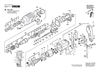 BOSCH Rastbolzen | Ersatzteile f�r PBH 20-RLE, PBH 20-RF - 1613120017
