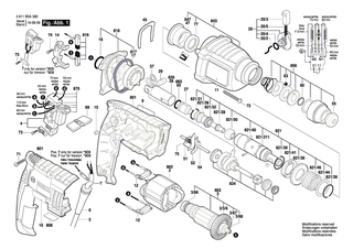 BOSCH Schlagbolzen | Ersatzteile f�r PBH 2500 RE, PBH 2600 RE - 1613124084