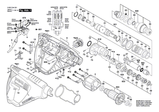 BOSCH Schlagbolzen | Ersatzteile f�r PBH 2500 RE, PBH 2600 RE - 1613124084