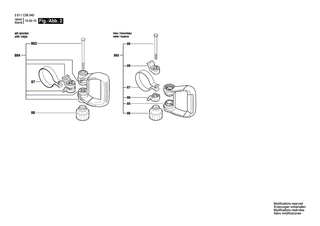 BOSCH Sterngriff M8 SCHWARZ | Ersatzteile f�r GNF 45 CA, GSH 5 CE - 1619P16922