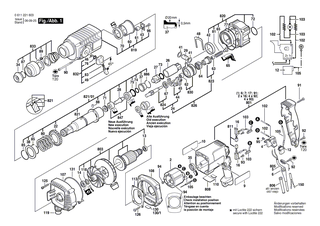 BOSCH Zylinderschraube DIN 84-M5x65-4.8 | Ersatzteile f�r GAH 500 DSE, GAH 500 DSR - 1613410004