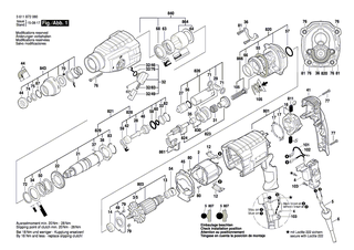 BOSCH Gewindefurchschraube | Ersatzteile f�r GBH 2-25 DV, TBH 260 - 1613435022