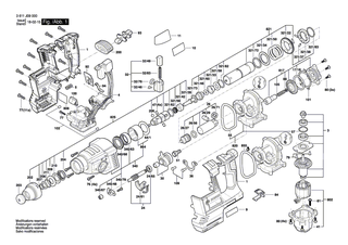 BOSCH Gewindefurchschraube | Ersatzteile f�r GBH 2-25 DV, TBH 260 - 1613435022