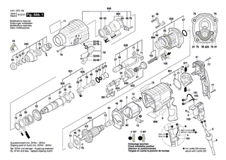 BOSCH Gewindefurchschraube | Ersatzteile f�r GBH 2-25 DV, TBH 260 - 1613435022