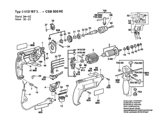 BOSCH Fl�gelschraube M6x(15)55 | Ersatzteile f�r GSB 16 RE, GBM 13-2 - 1613480007