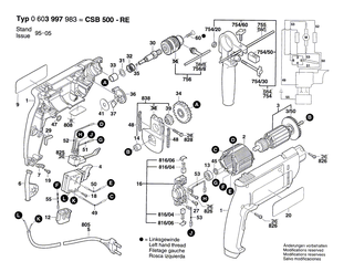 BOSCH Fl�gelschraube M6x(15)55 | Ersatzteile f�r GSB 16 RE, GBM 13-2 - 1613480007
