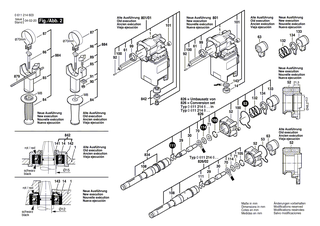 BOSCH Fl�gelschraube M6x30 MM | Ersatzteile f�r GBH 5/40 DCE - 1613480010